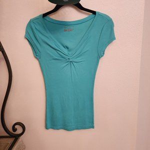 INC International Concepts Women's T-shirt - Aqua